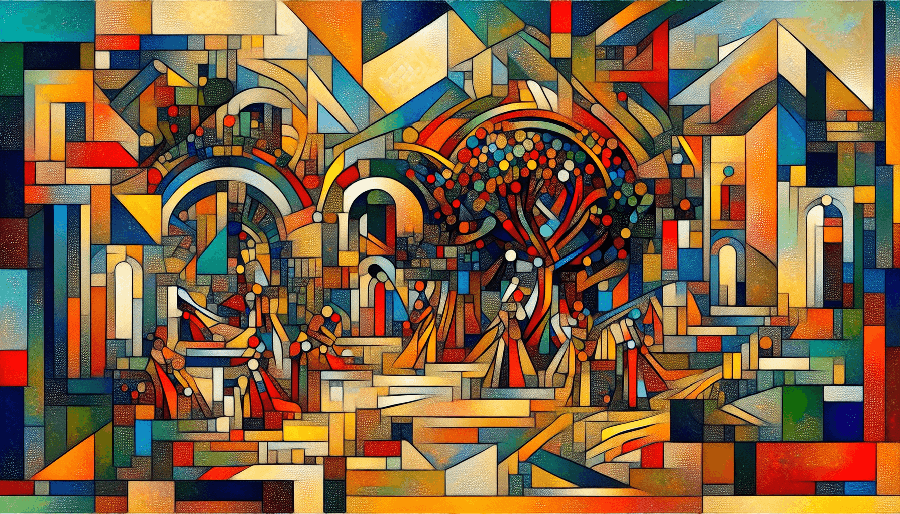 Abstract artwork for Ottomans and Orchards