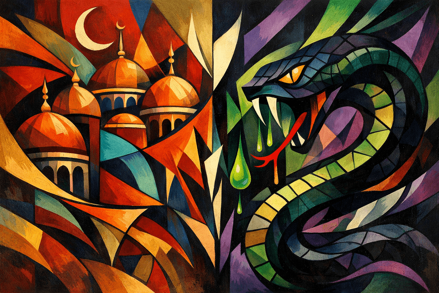 Abstract artwork for Ottomans and Venom