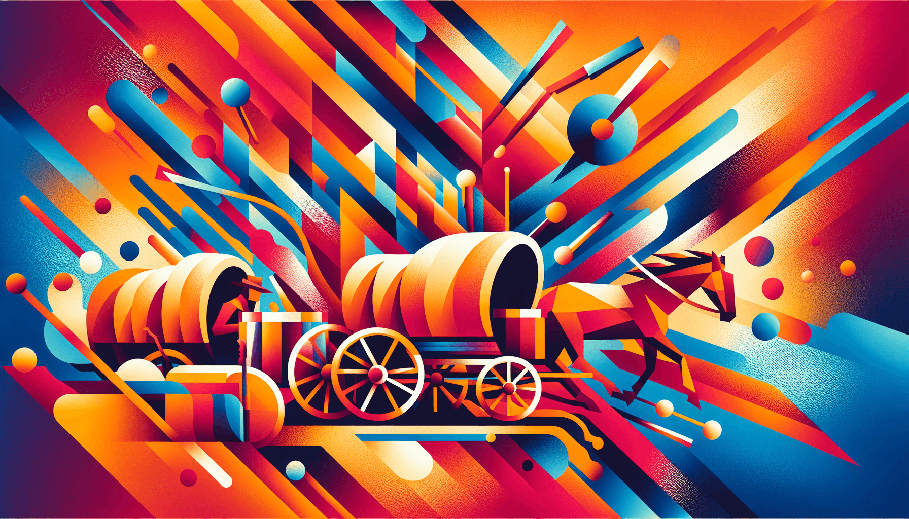 Abstract artwork for Pioneers and Percussion