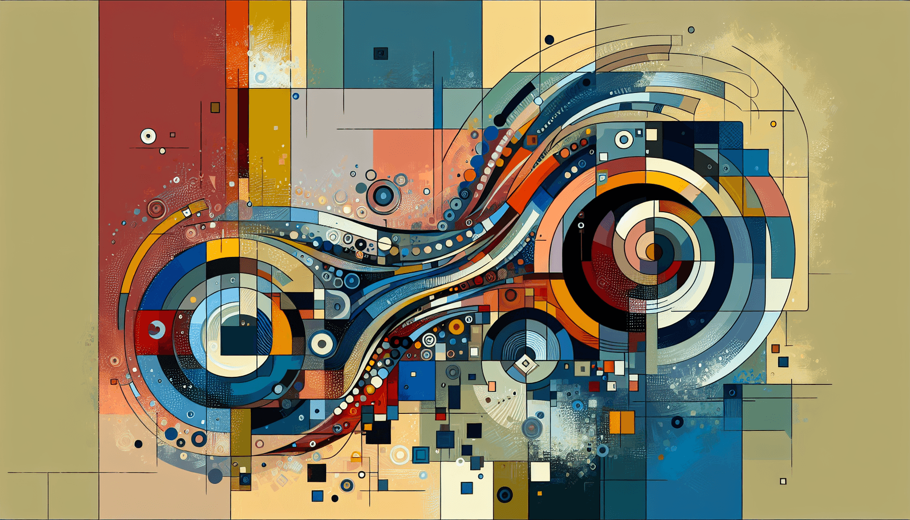 Abstract artwork for present perfect tense level A2