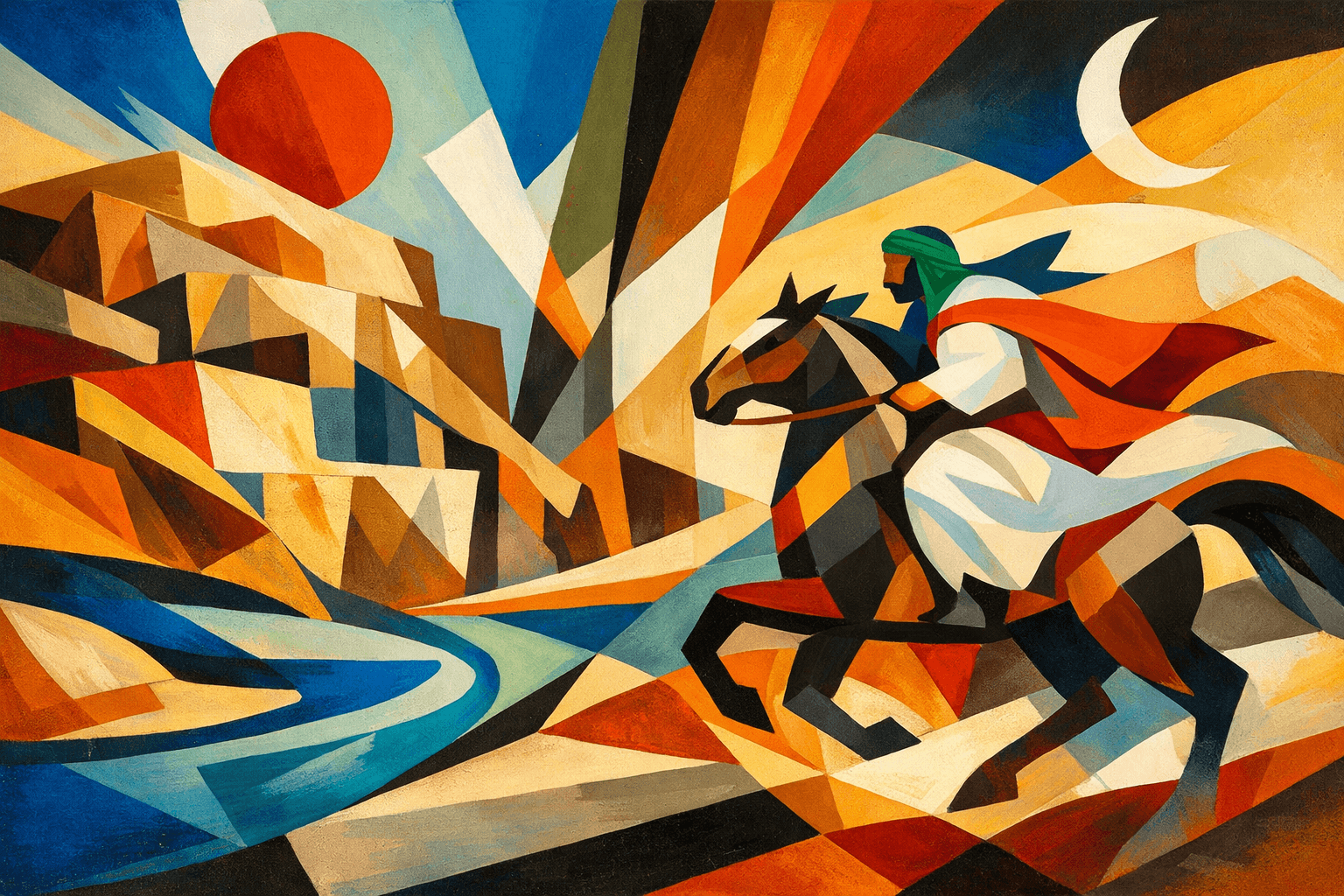 Abstract artwork for Quarries and Al-Ta'i