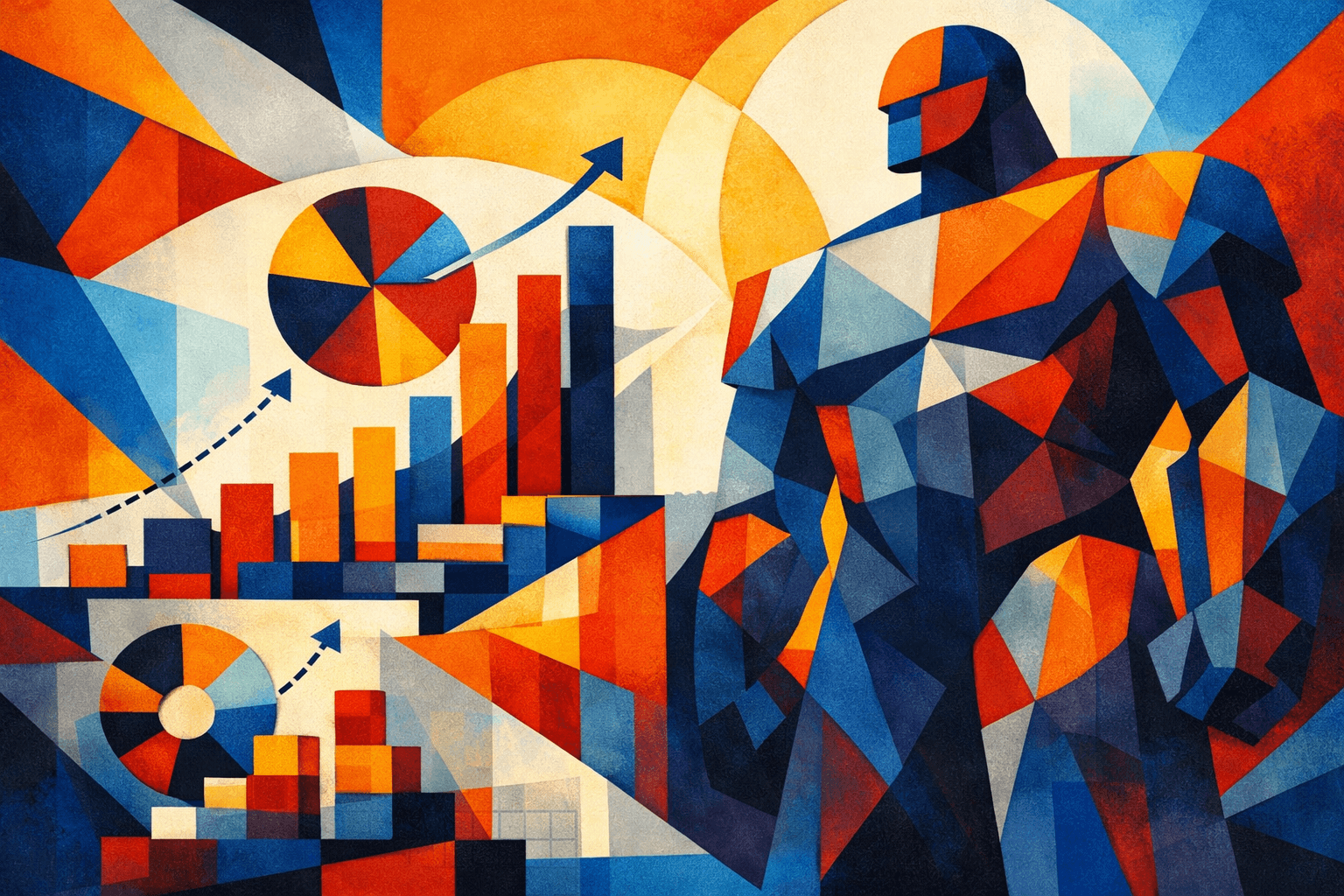 Abstract artwork for Quotas and Colossi