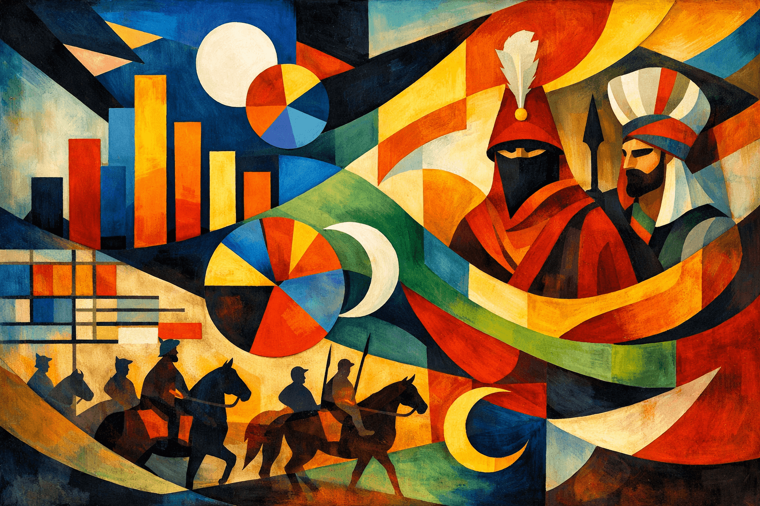 Abstract artwork for Quotas and Qizilbash
