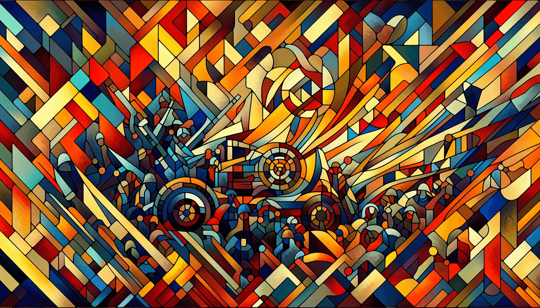 Abstract artwork for Shells and Cold_War