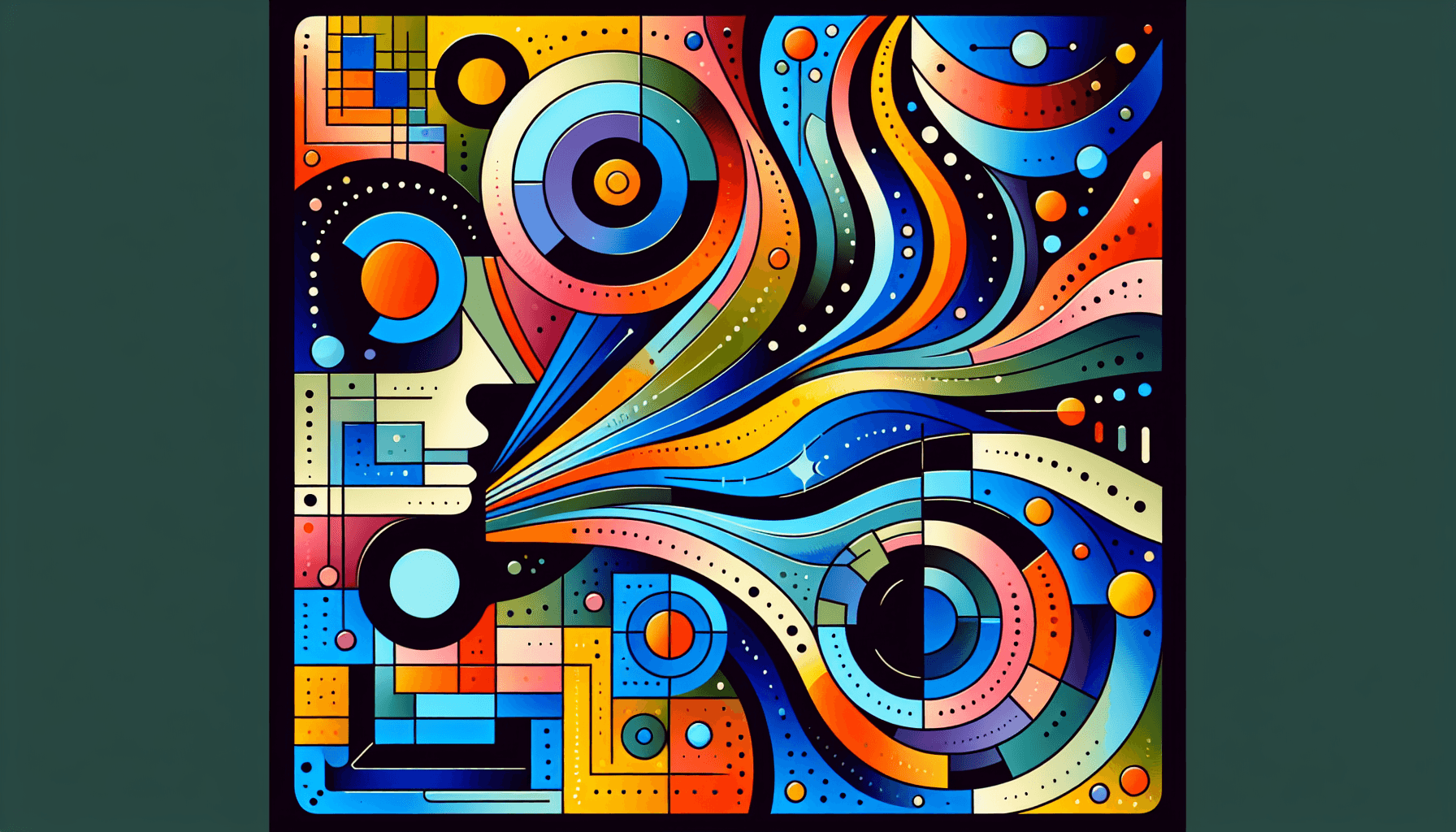 Abstract artwork for Speech therapy