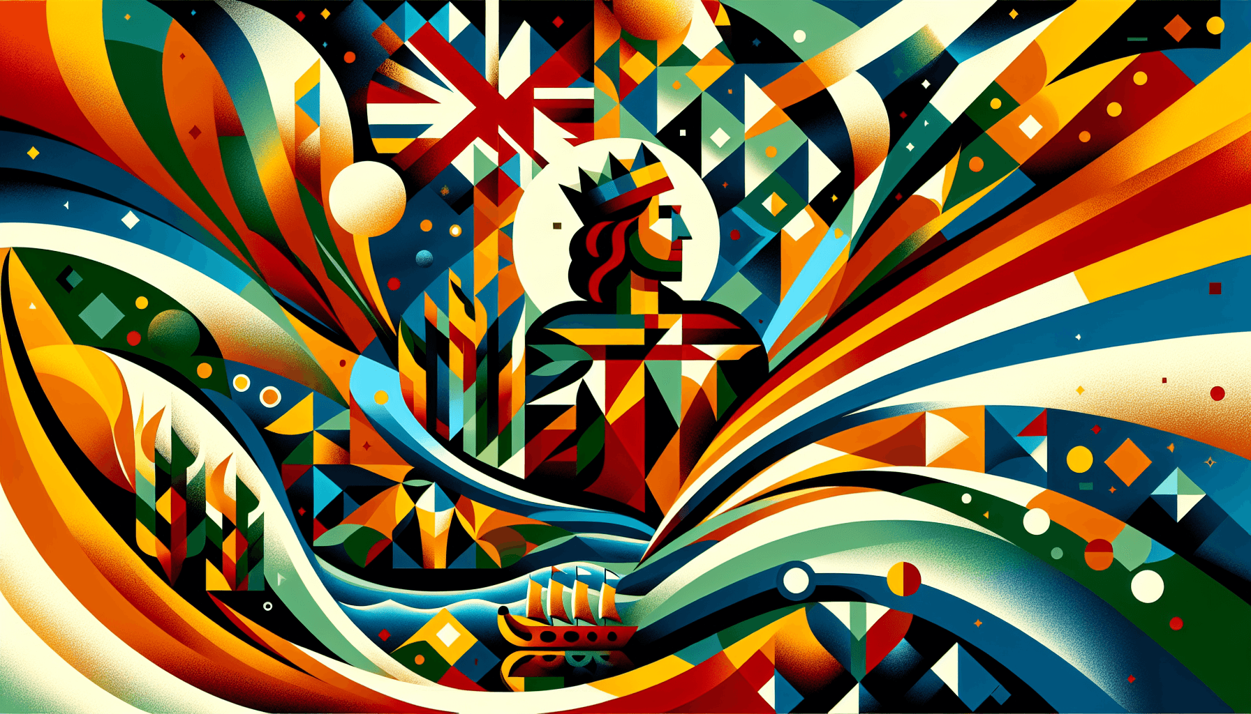 Abstract artwork for ST DAVIDS DAY