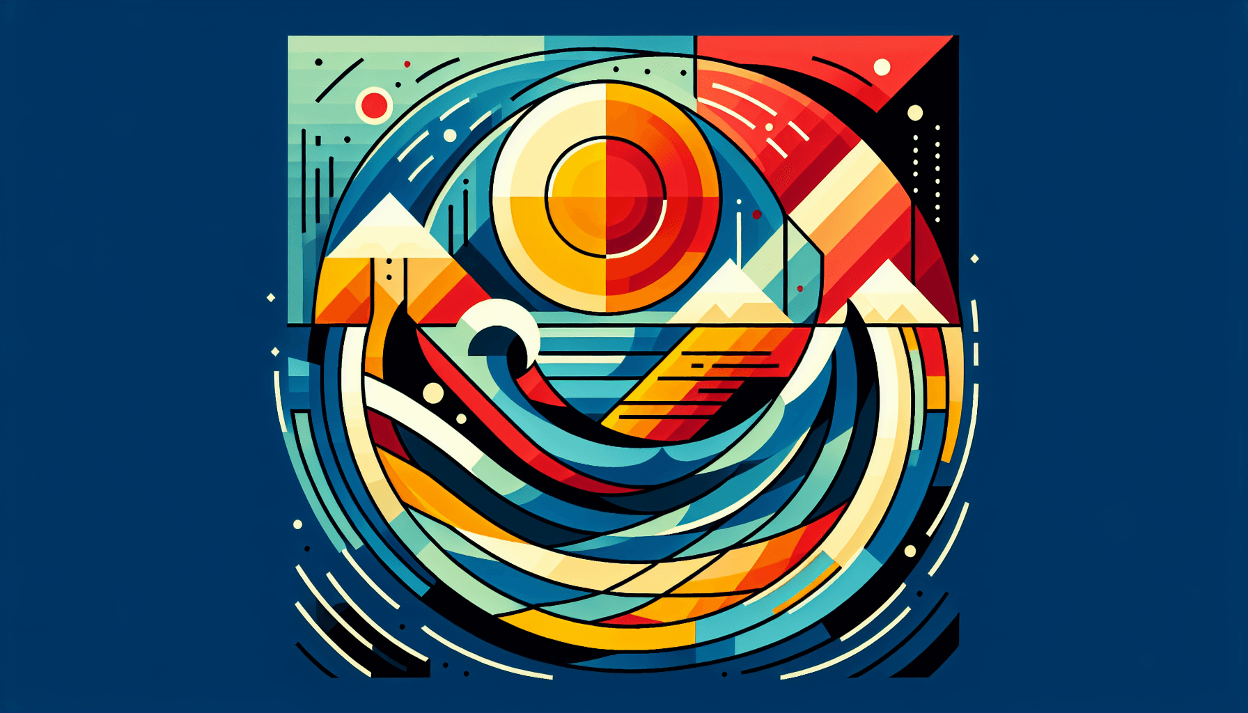 Abstract artwork for Triumph and Tides