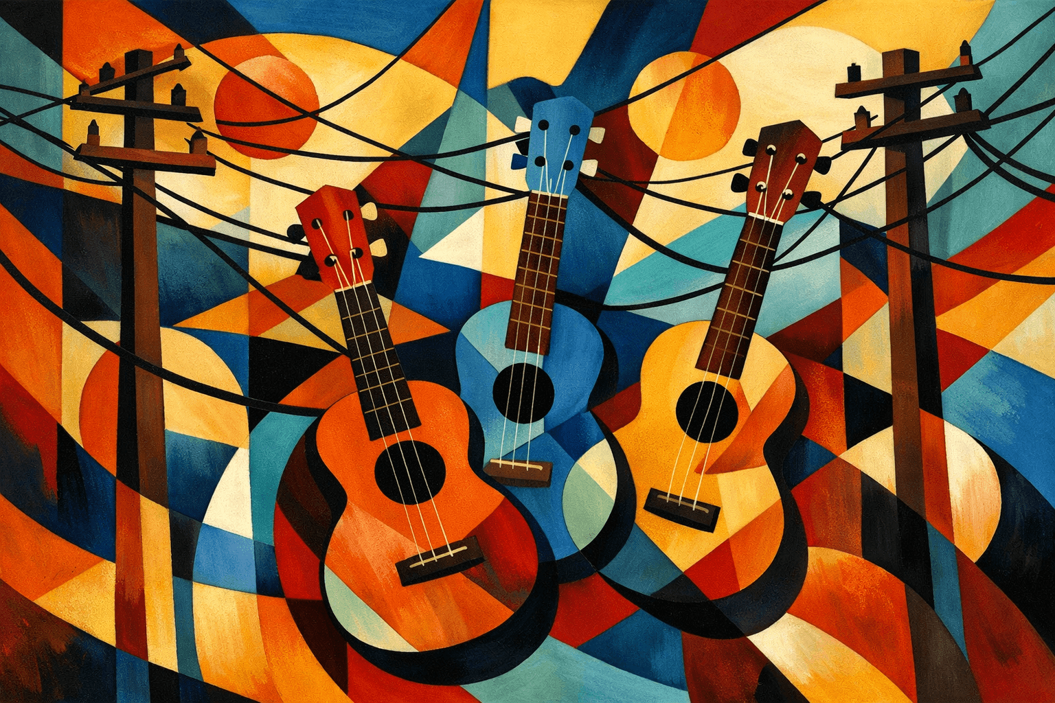 Ukuleles and Telegraph Wires
