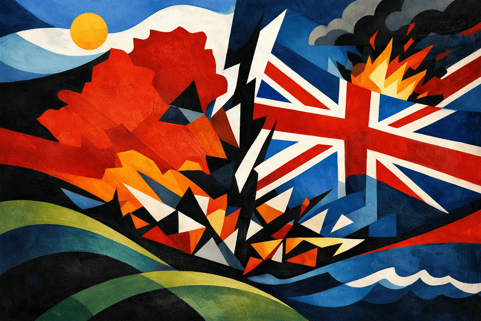 Abstract artwork for Ulster and Upheaval