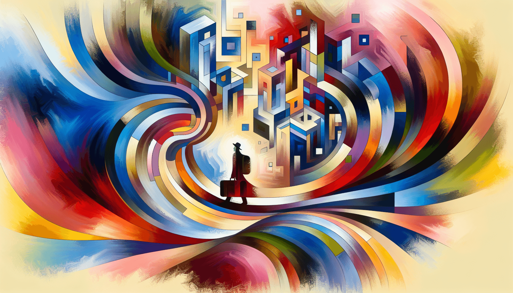 Abstract artwork for Vagabond and Quetta