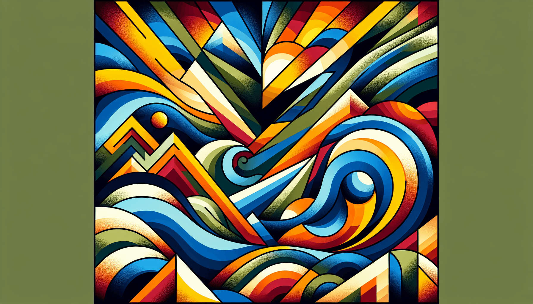 Abstract artwork for Valor and Tsunami