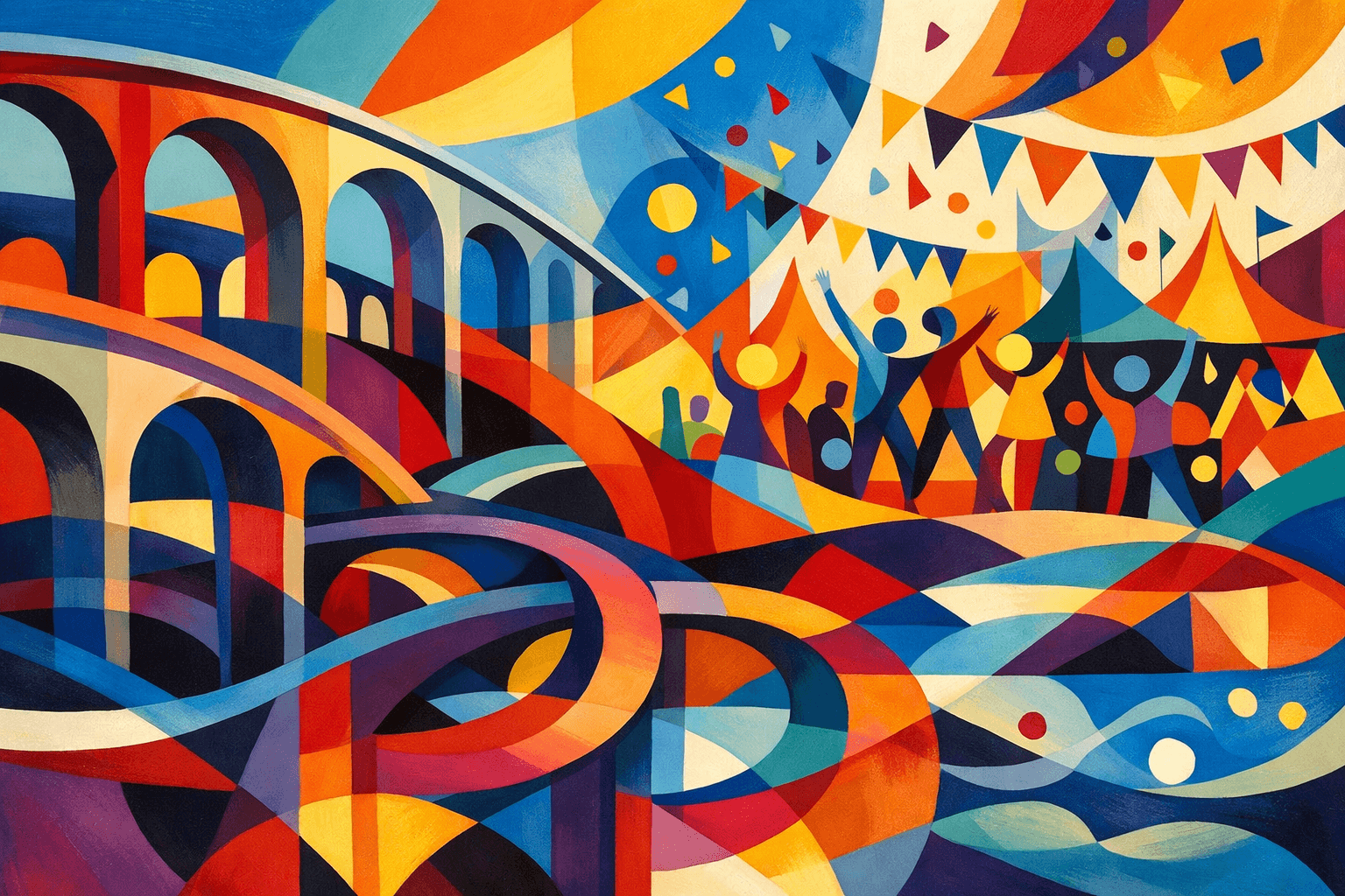 Abstract artwork for Viaducts and Jamborees