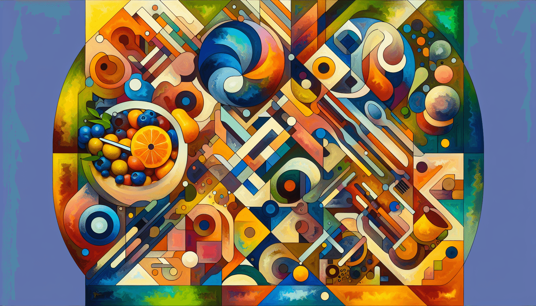 Abstract artwork for What my eating says about me