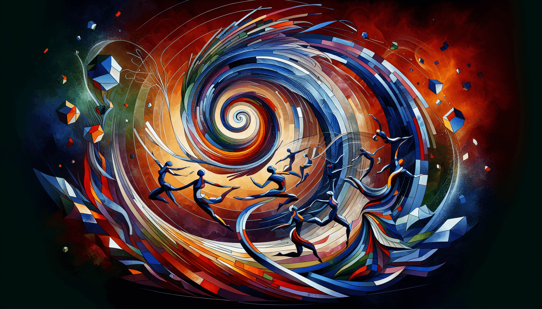 Abstract artwork for Whirlwinds and Waltzes