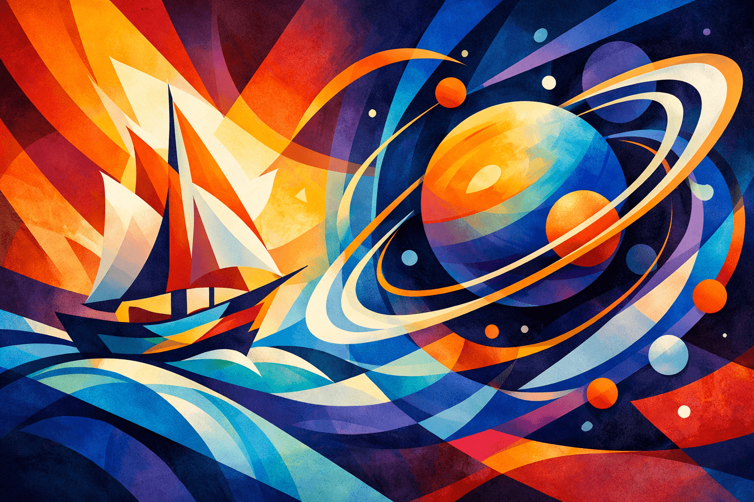 Abstract artwork for Xebec and Orbit