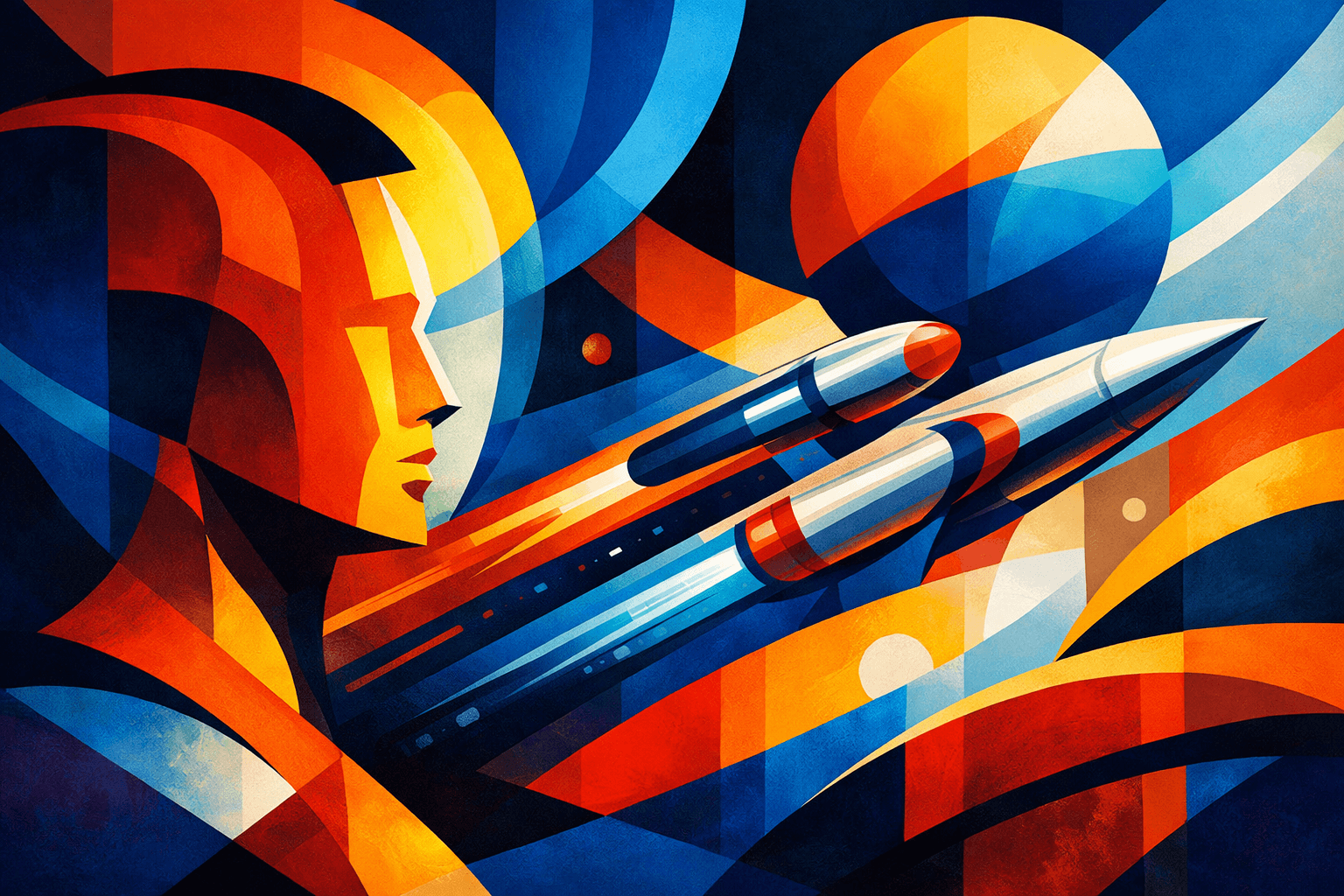 Abstract artwork for Xi and Nacelles