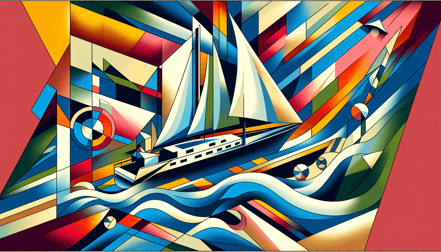 Abstract artwork for Yacht and Undercurrent