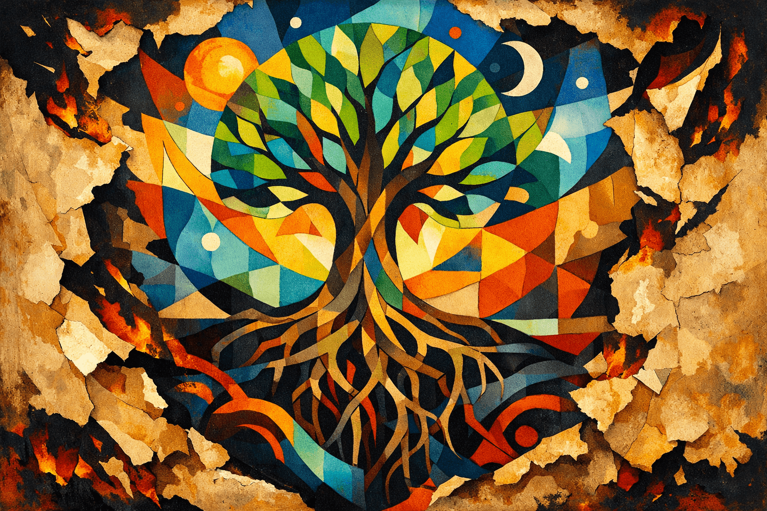 Yggdrasil and Burnt Parchment
