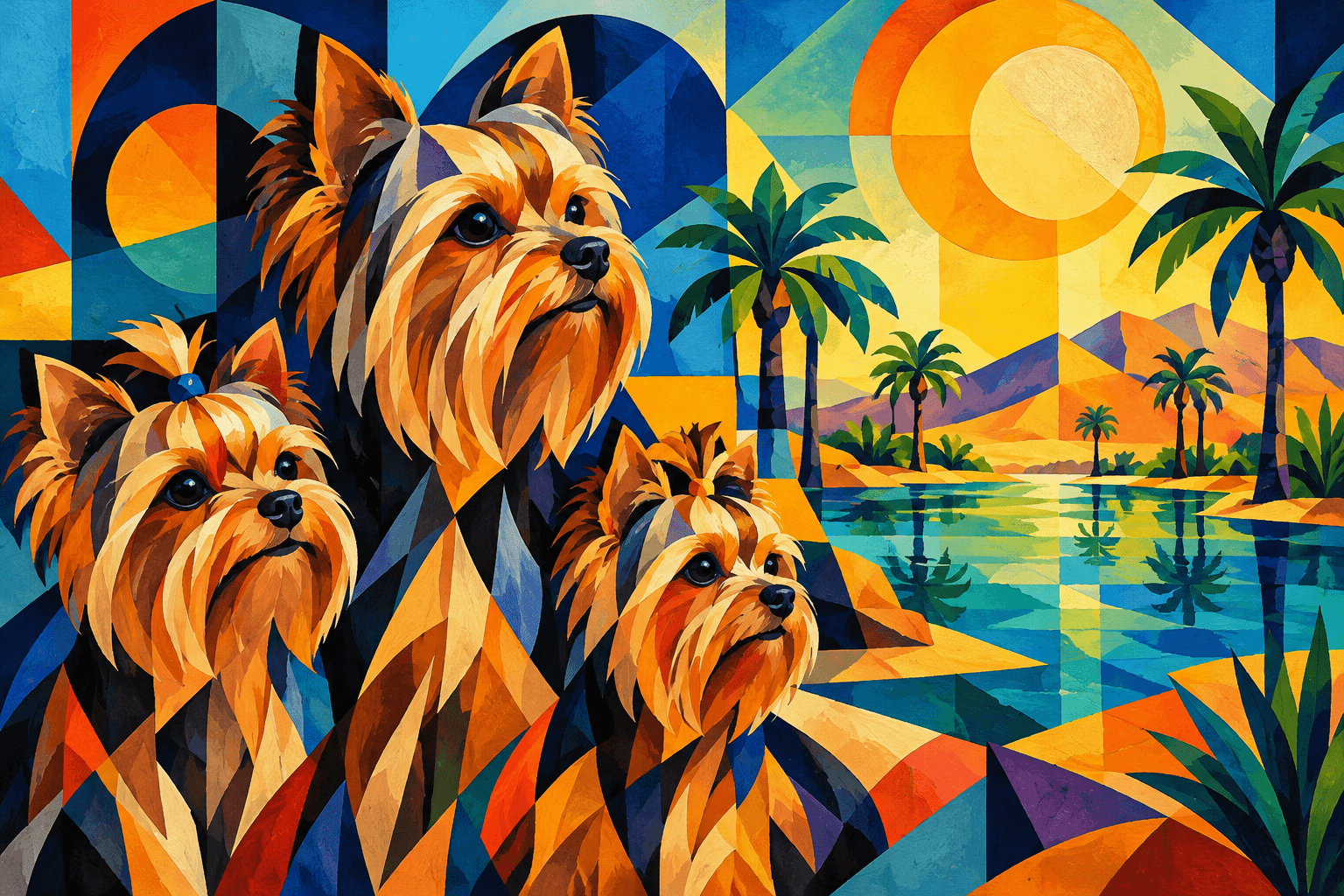 Abstract artwork for Yorkers and Oasis