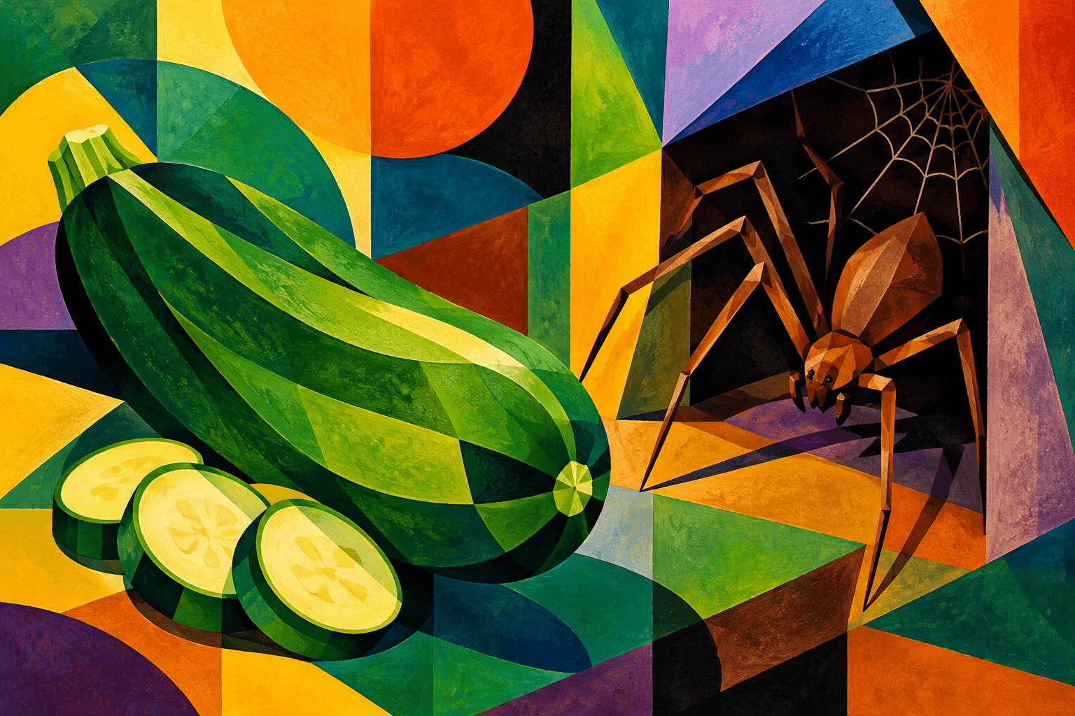 Abstract artwork for Zucchini and Recluse
